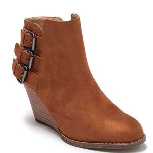 Dolce Vita “Ginalee” Wedge Buckle Bootie